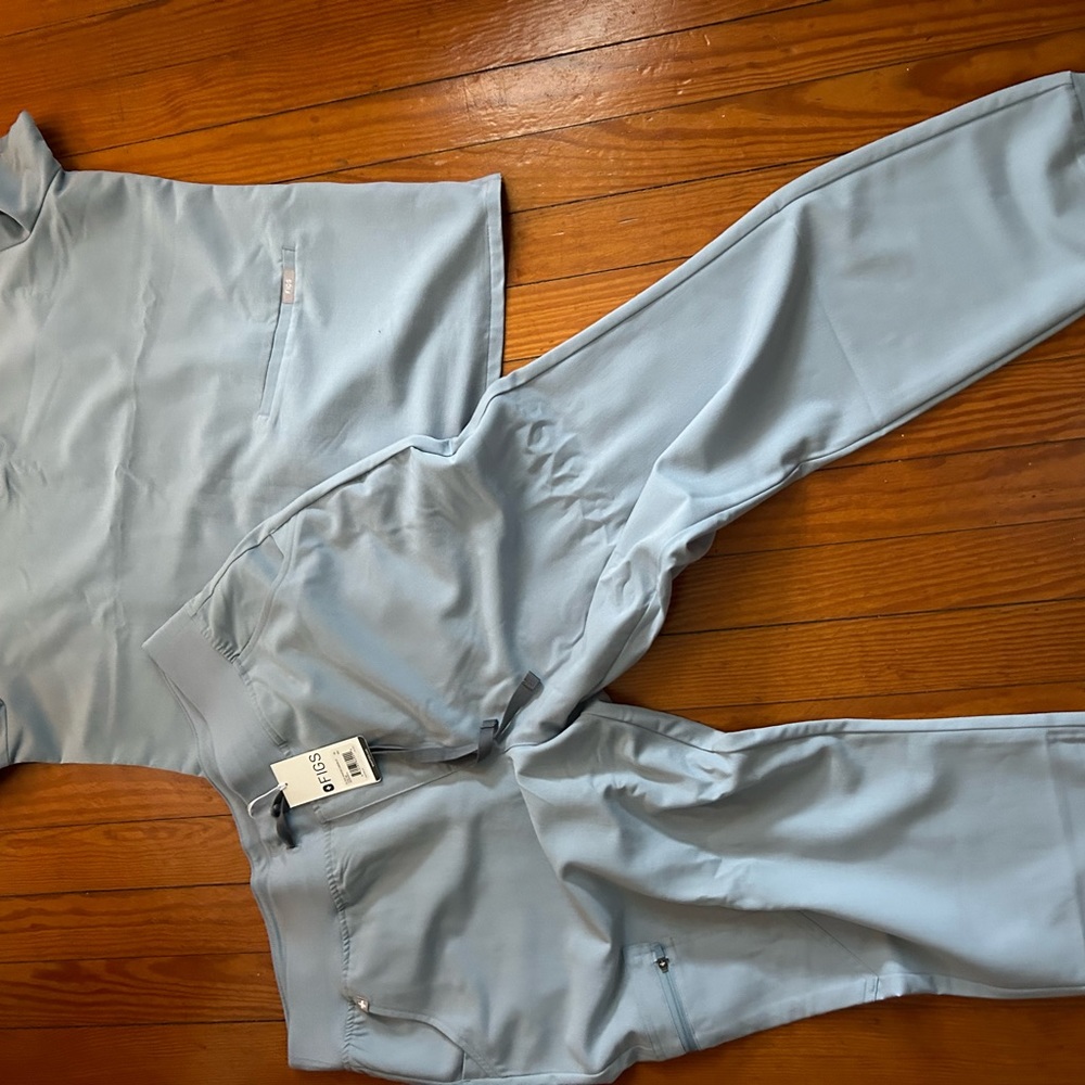 Figs Dusty Blue XL set- Zamora and Casma